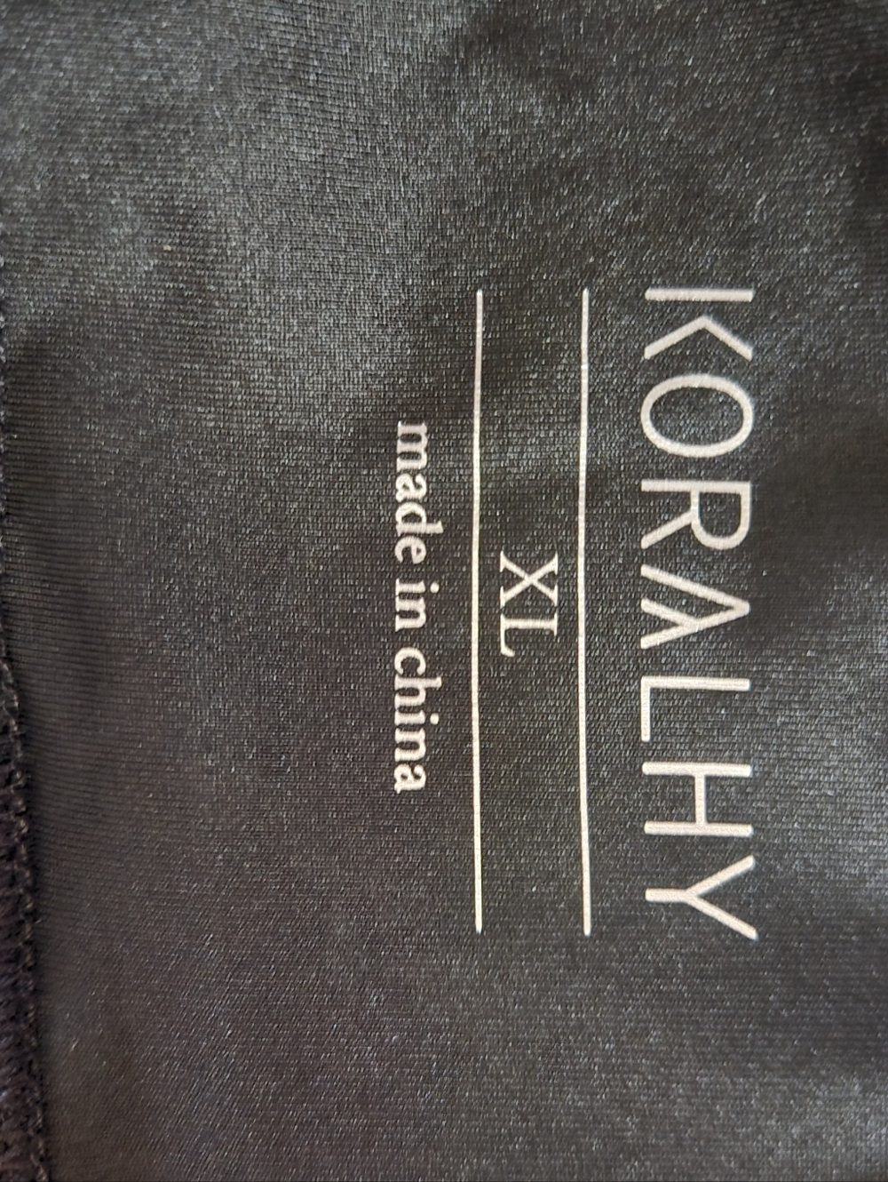 KORALHY Women's 20" Knee LengthSkort Black XL - Picture 5 of 6